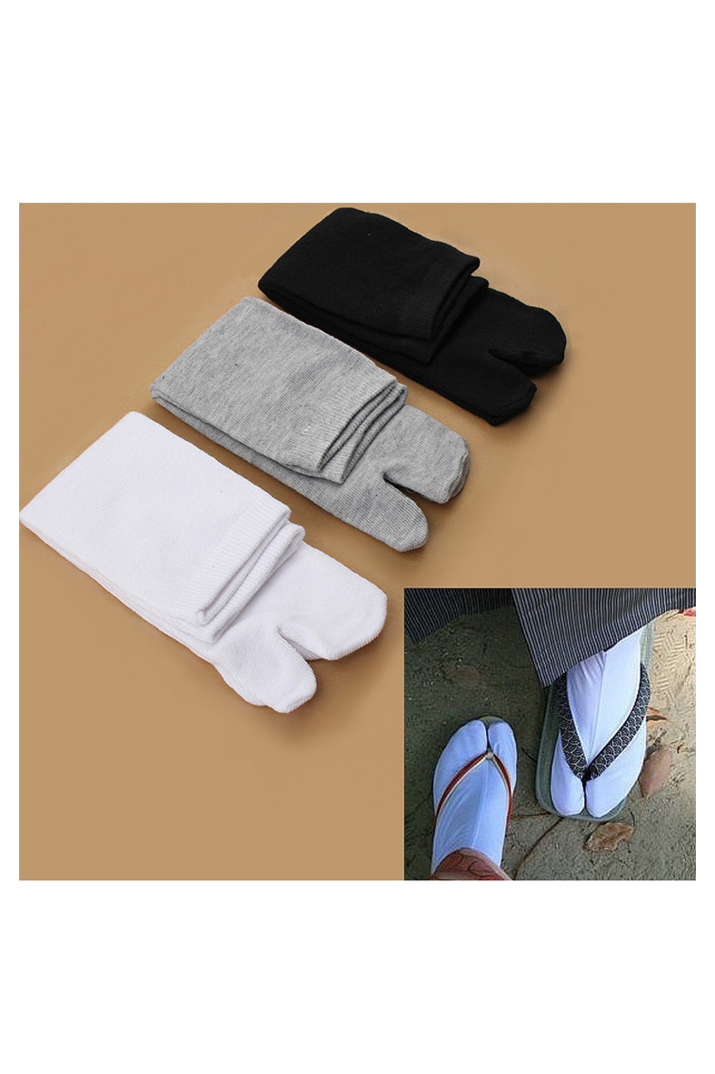 Toe Sock Split - A64E 3 paar Japanse kimono flip
