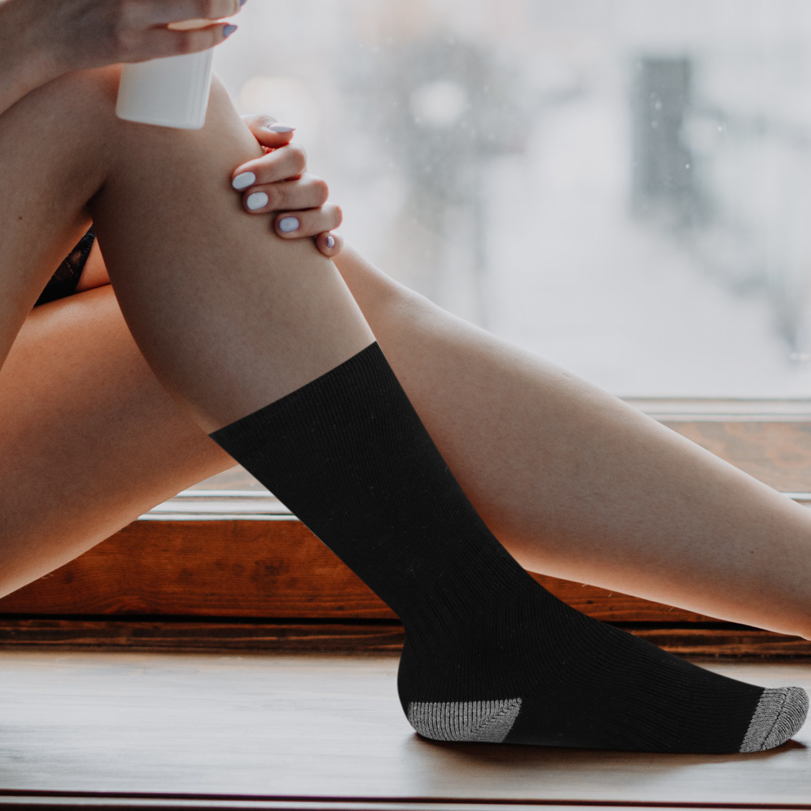 1 set verwarmde sokken, USB-el - Thermal Sock Winter recensie en prijs