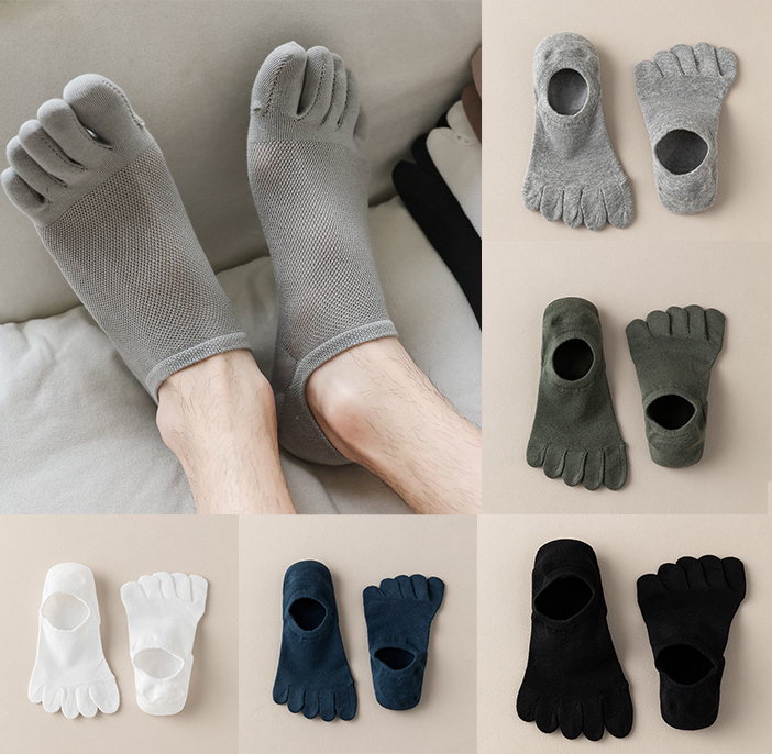 5 paar onzichtbare herensokken - Toe Sock Split recensie en prijs