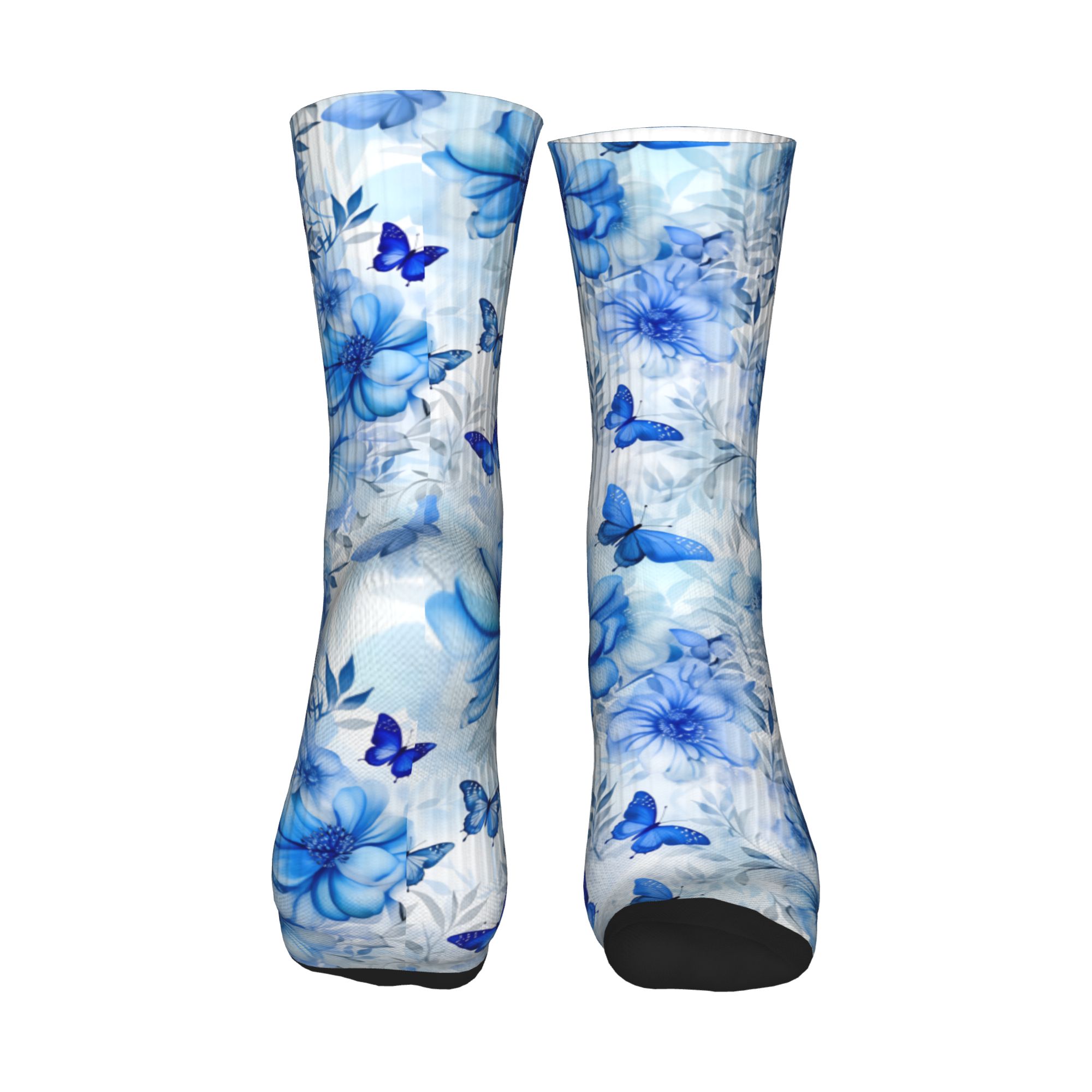 Blauwe vlinderballetjurksokken - Dress Sock Men recensie en prijs