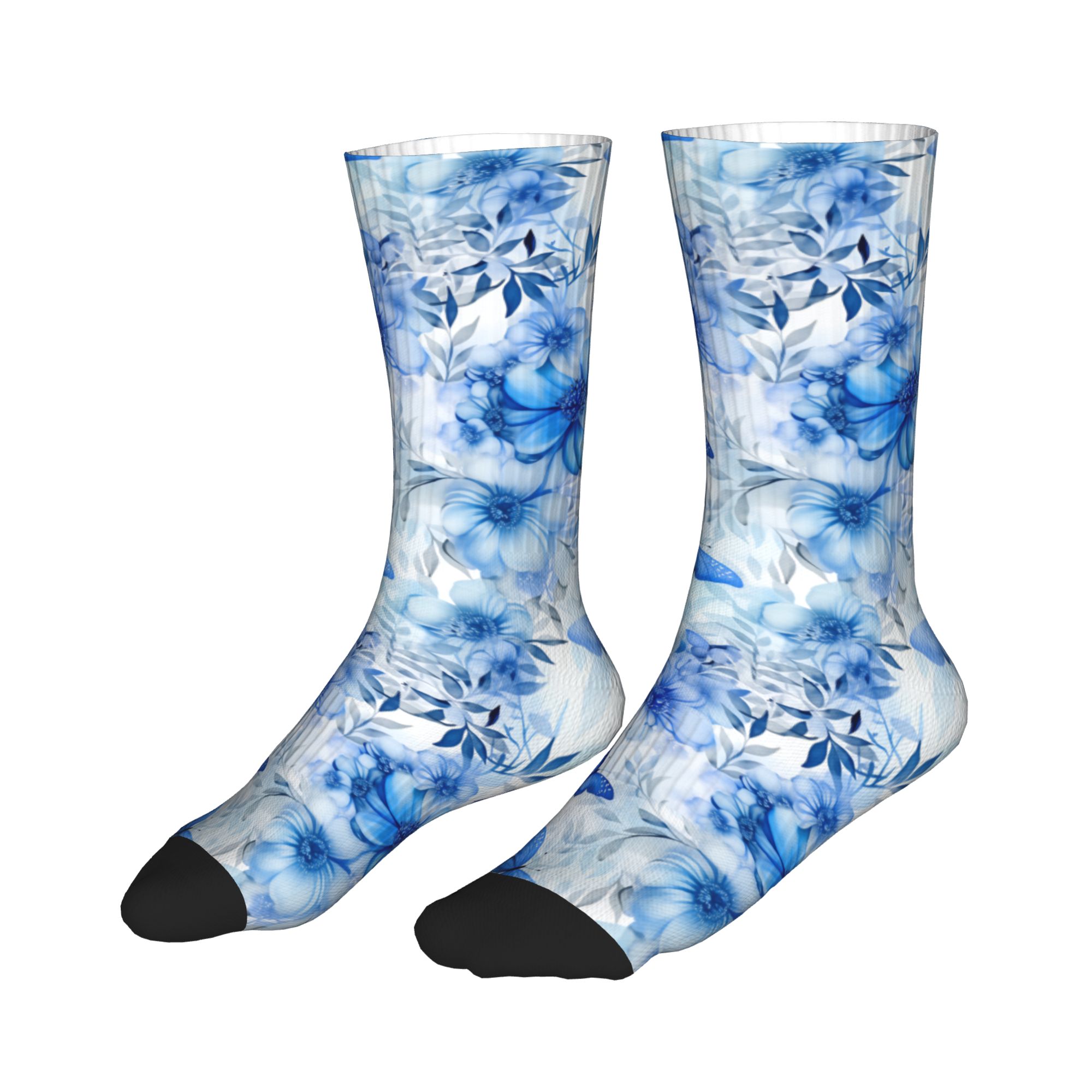 Blauwe vlinderballetjurksokken - Dress Sock Men recensie en prijs